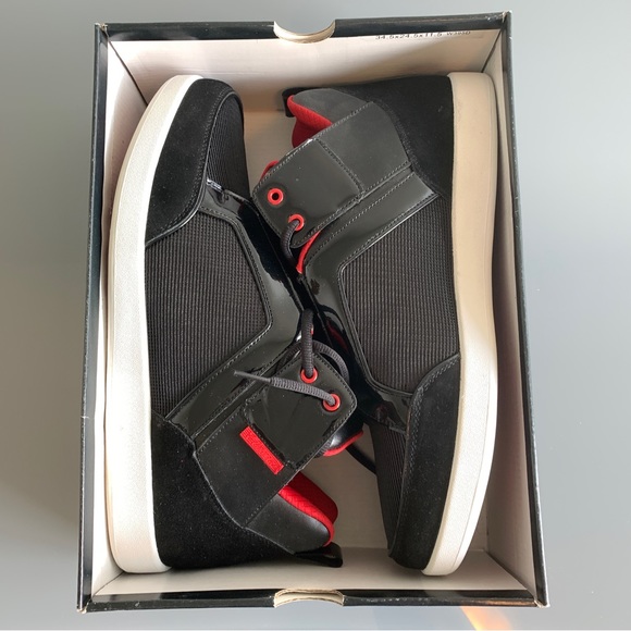 Cadillac mens rant black/red casual shoes size 13 - Picture 7 of 9